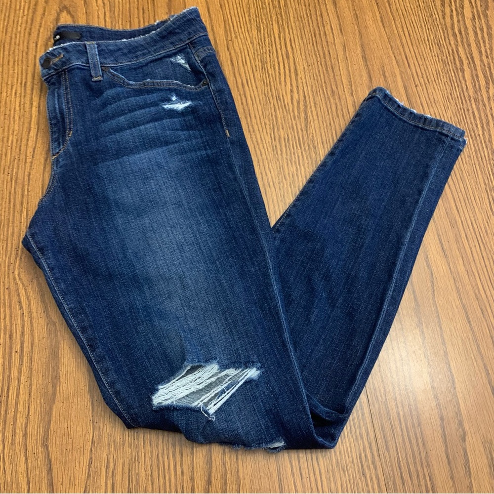 Joe's Jeans Dark Indigo Distressed Skinny Jeans Size 32